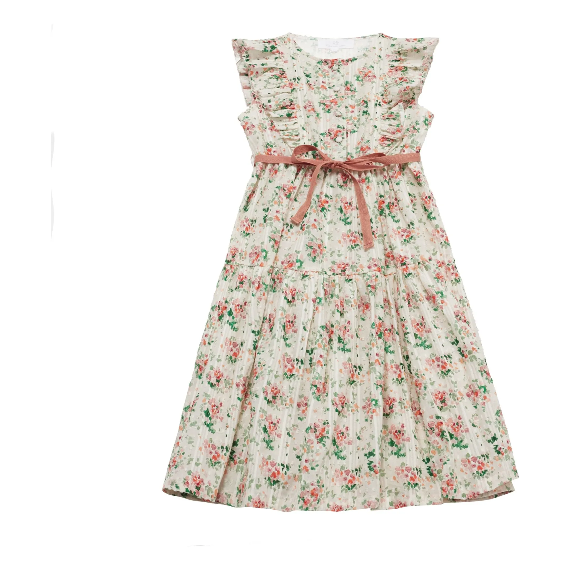 C'era Una Volta Ecru Bella Fleurie Dress