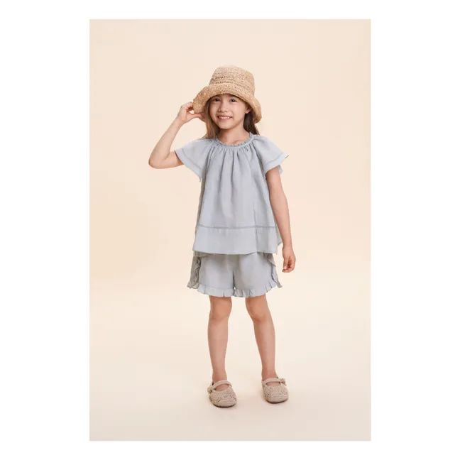 Pantaloncini Zoe  | Blu celadon