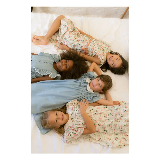Robe Bella Fleurie | Ecru