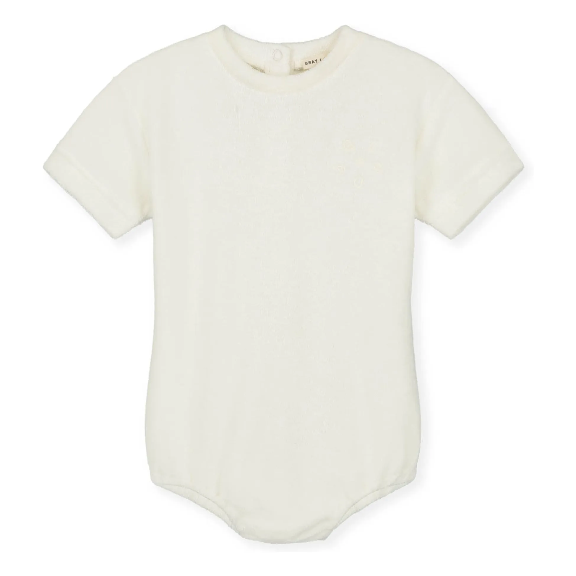 Gray Label Ecru Organic Towelling Romper