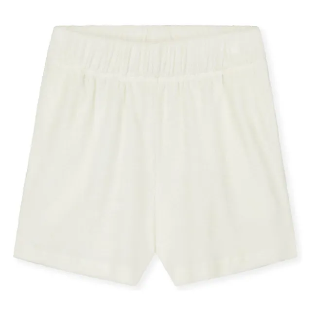 Short Eponge Coton Bio  | Ecru