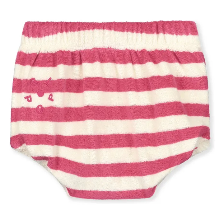 Bloomer Rayé Eponge Bio | Rose fuschia- Image produit n°1