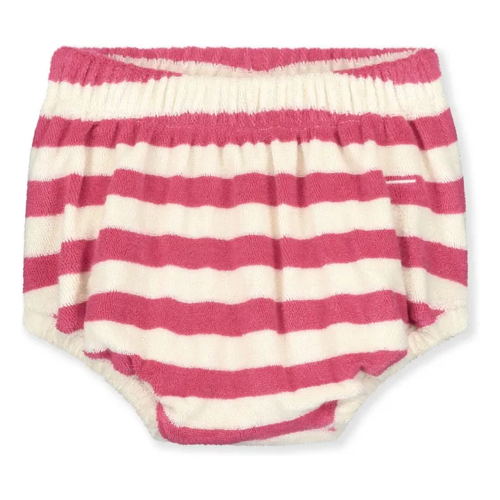 Bloomer Rayé Eponge Bio | Rose fuschia- Image produit n°0