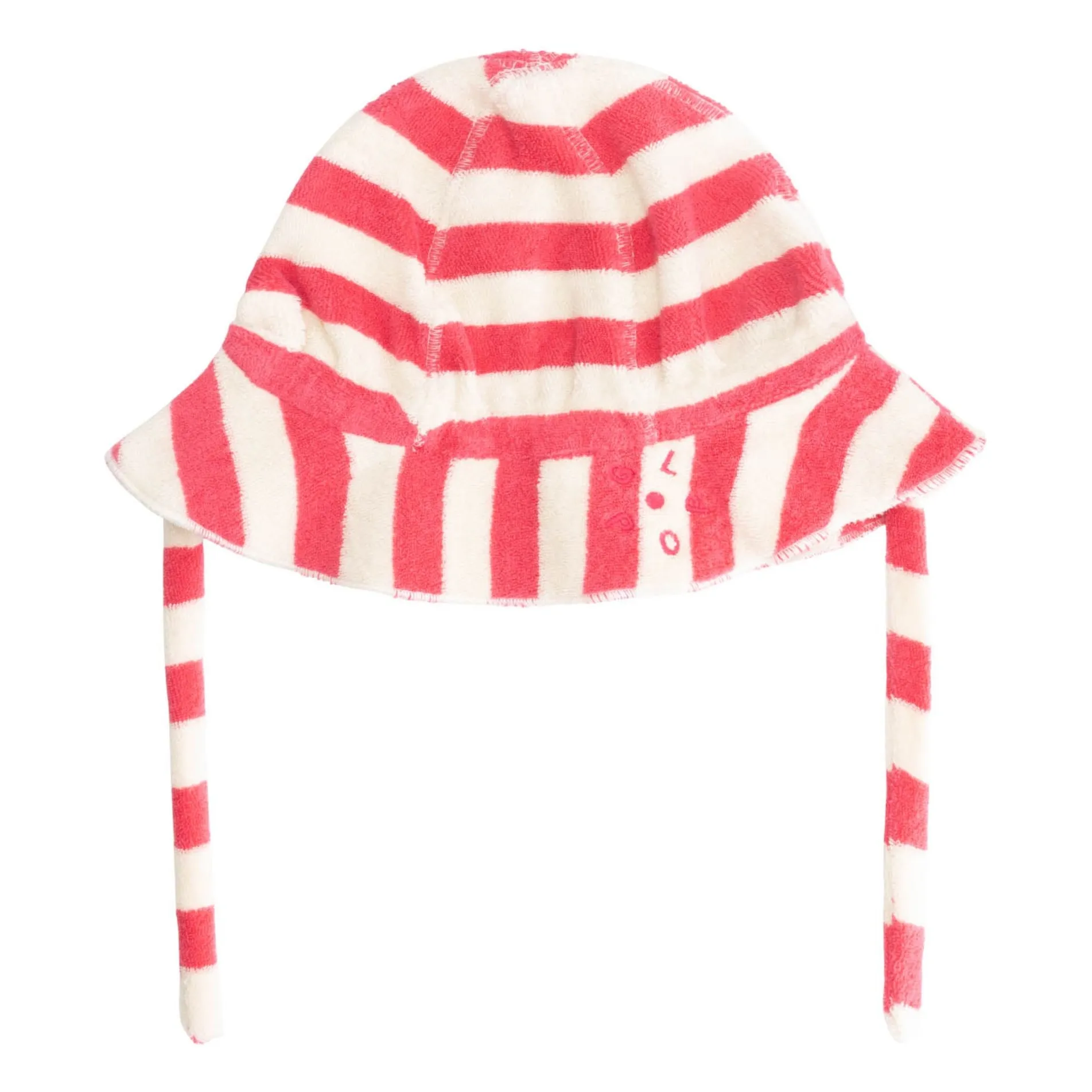 Gray Label Fuchsia Organic Terry Striped Hat