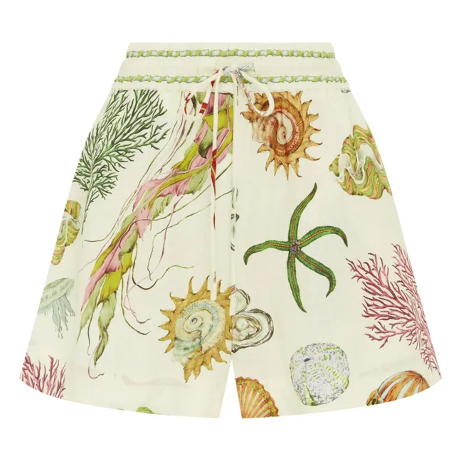 Sea Linen Shorts | Cream