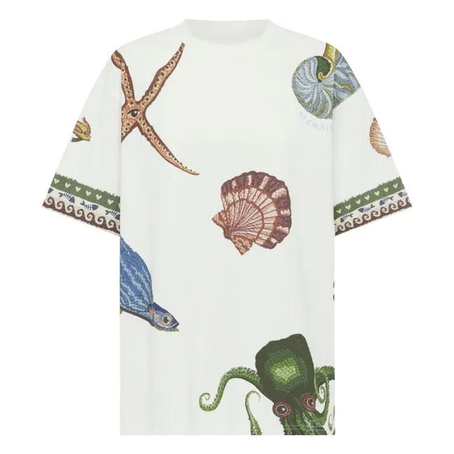 T-shirt Bath House Coton Bio | Ecru