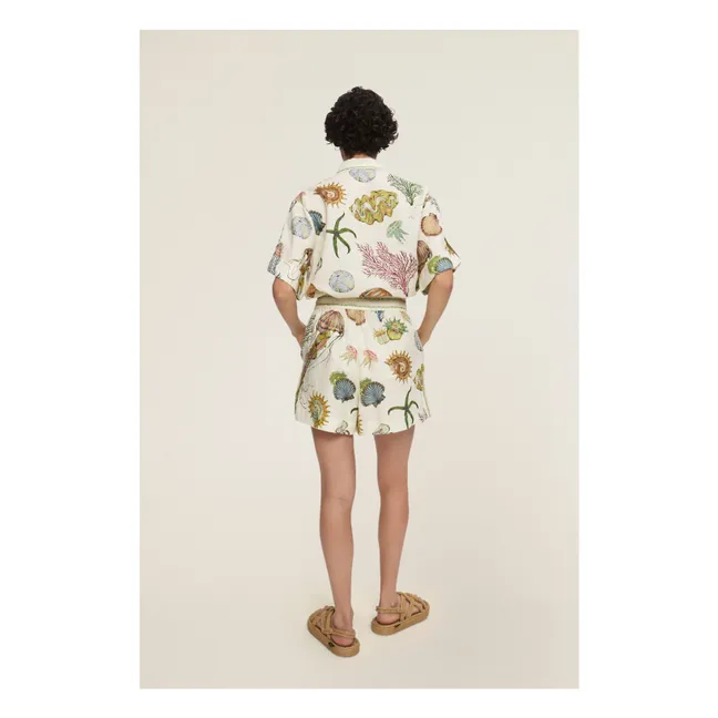 Sea Linen Shorts | Cream