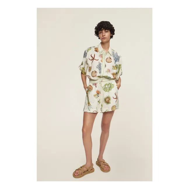 Sea Linen Shorts | Cream