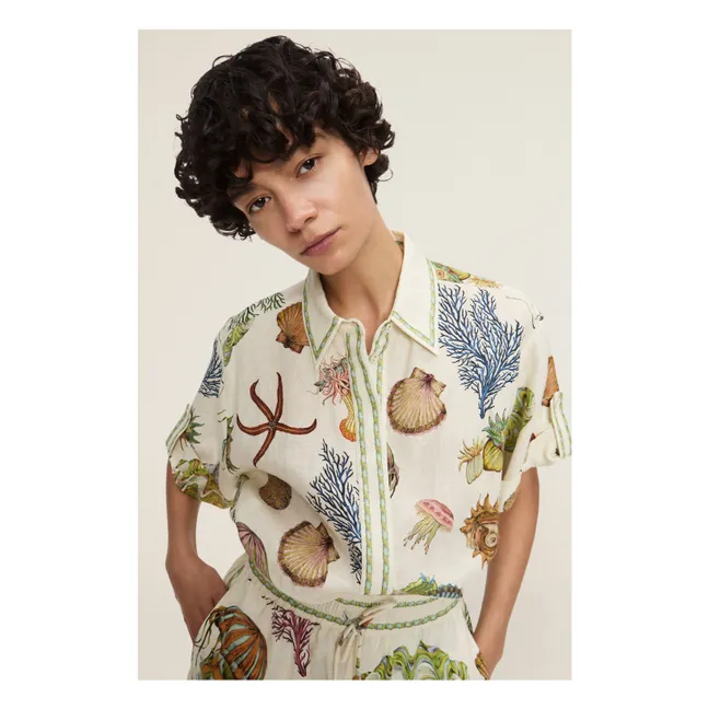 Sea Linen shirt | Cream