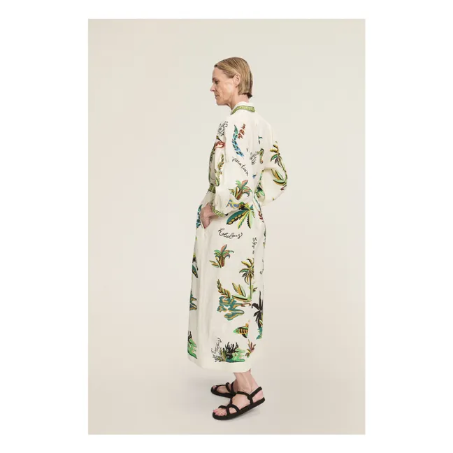Vestido de lino Day Dream | Crema