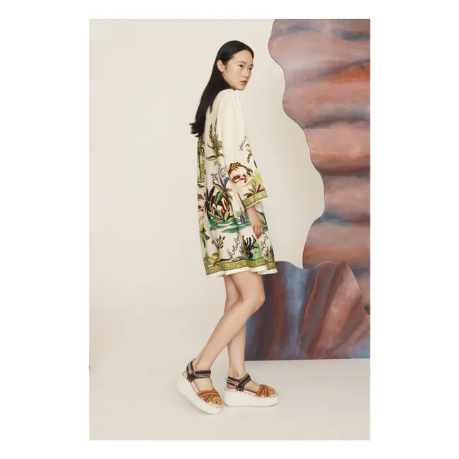 Kleid Tunika Day Dream Leinen | Seidenfarben