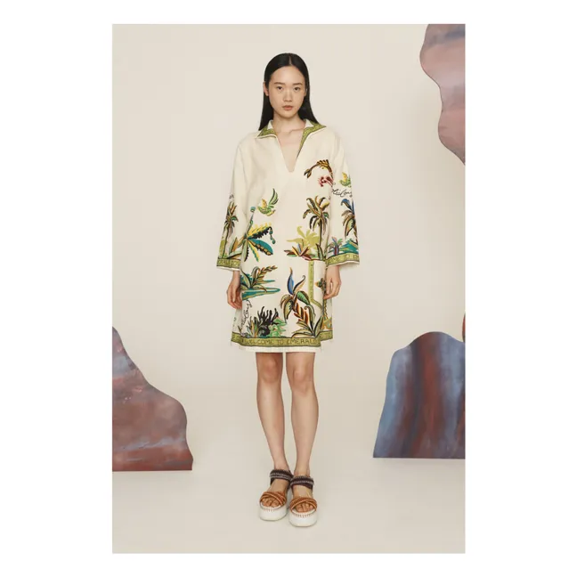 Kleid Tunika Day Dream Leinen | Seidenfarben