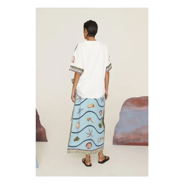 T-shirt Bath House Coton Bio | Ecru