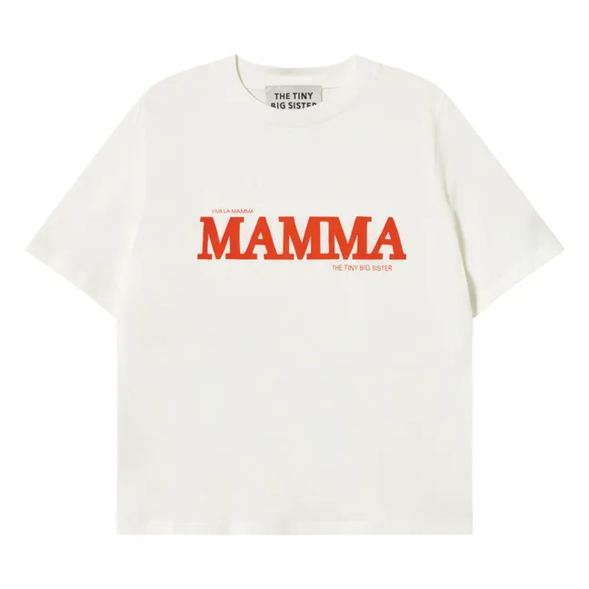 Camiseta Viva La Mamma | Blanco Roto