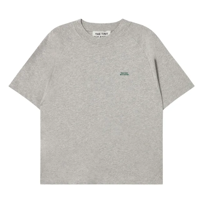 Camiseta Melange Relaxed | Gris Jaspeado