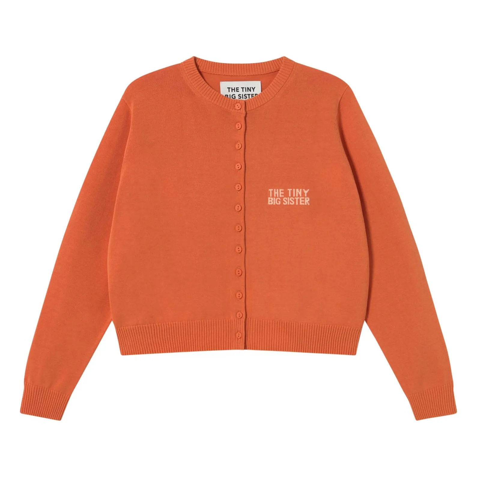 The Tiny Big Sister Orange Cardigan