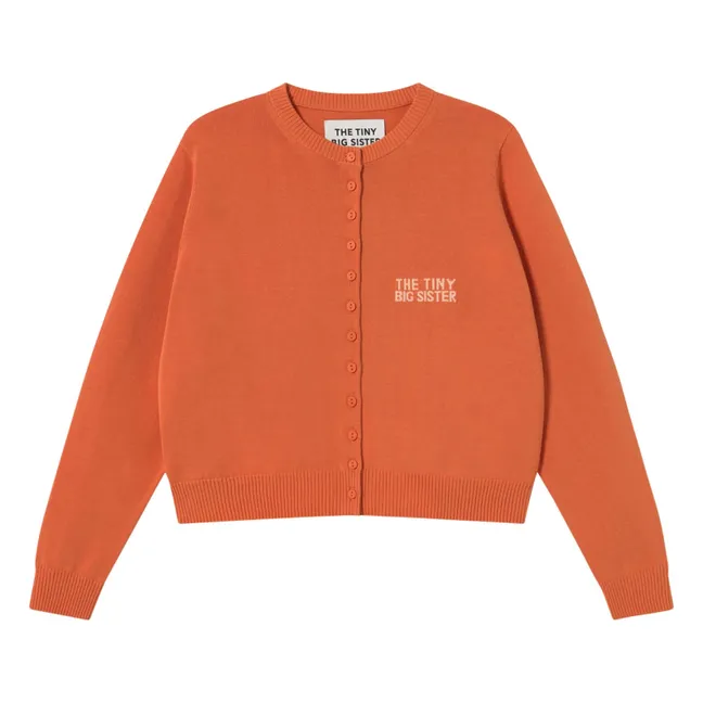Il cardigan Tiny Big Sister | Arancione
