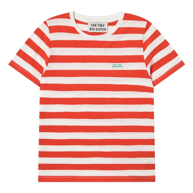 T-shirt Rayures | Orange