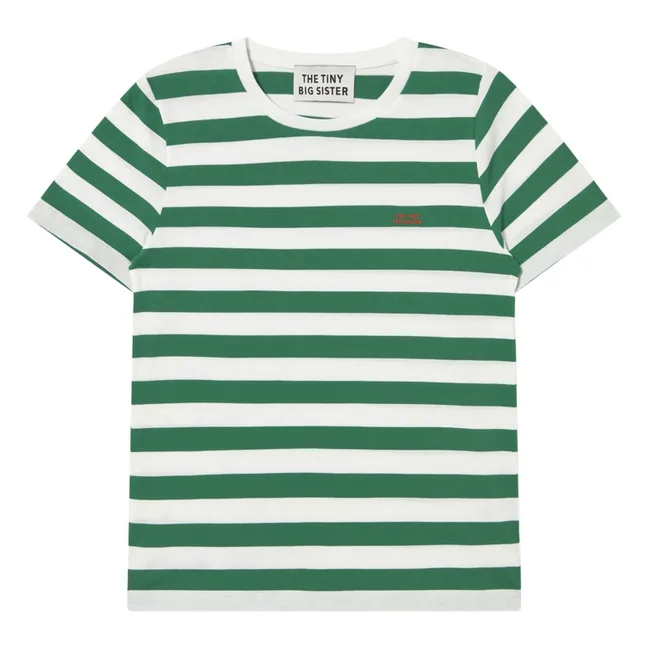Maglietta a righe | Verde