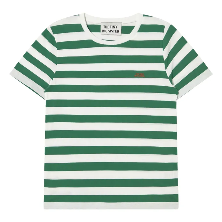 T-shirt Rayures | Vert- Image produit n°0