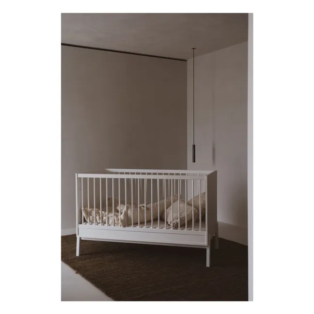 Lit bébé Ashi 70x140 cm | Crème