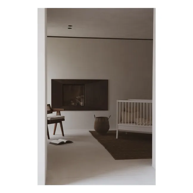 Lit bébé Ashi 70x140 cm | Crème
