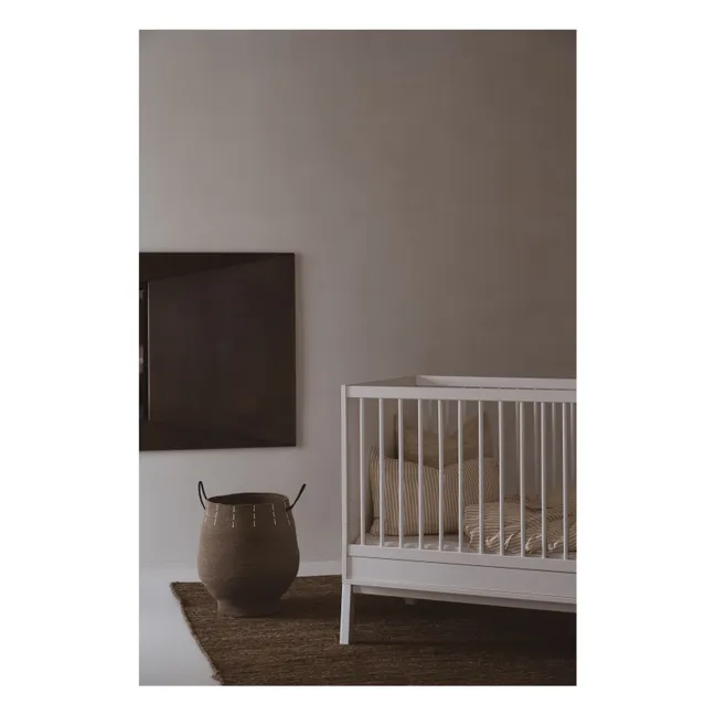 Lit bébé Ashi 70x140 cm | Crème