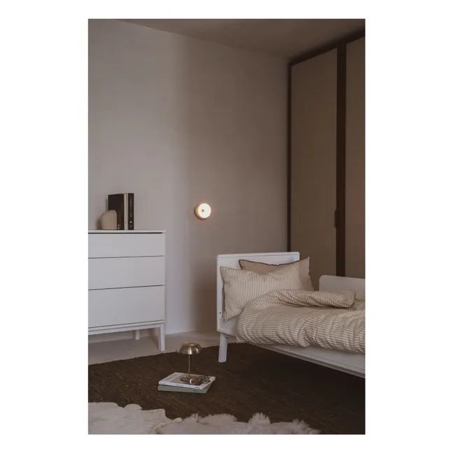 Lit bébé Ashi 70x140 cm | Crème
