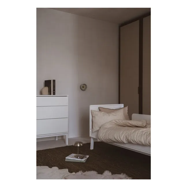 Lit bébé Ashi 70x140 cm | Crème