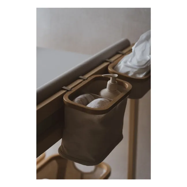 Hanging basket for changing table | Beige