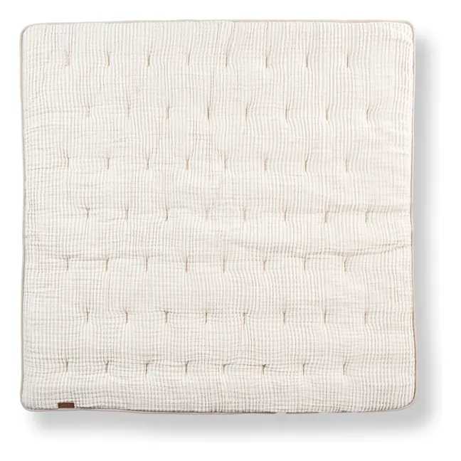 Tappeto da gioco a strisce | Beige