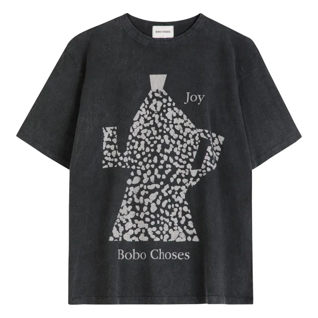 T-shirt Breakfast Coton Bio - Collection Femme | Gris anthracite