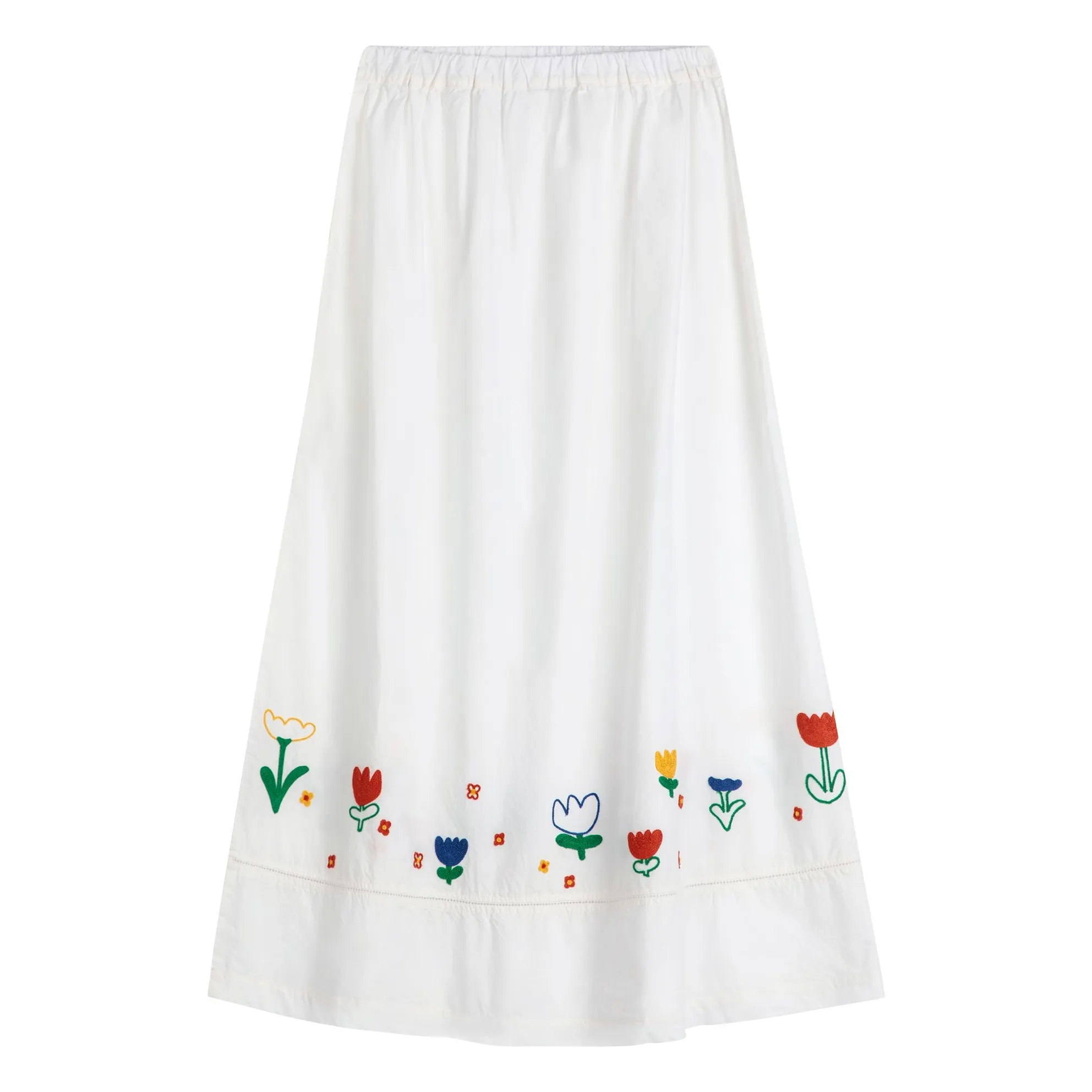 Jupe Garden Party Coton Bio - Collection Femme | Blanc- Image produit n°2