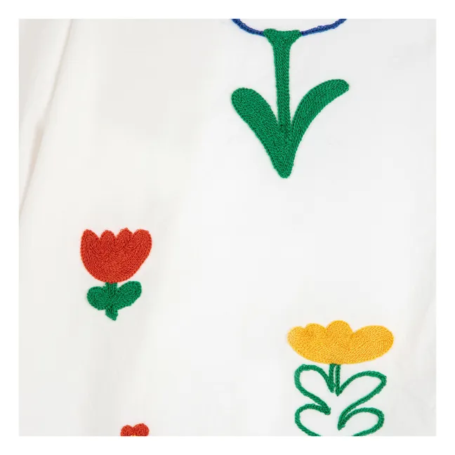 Blouse Garden Party Coton Bio - Collection Femme | Blanc