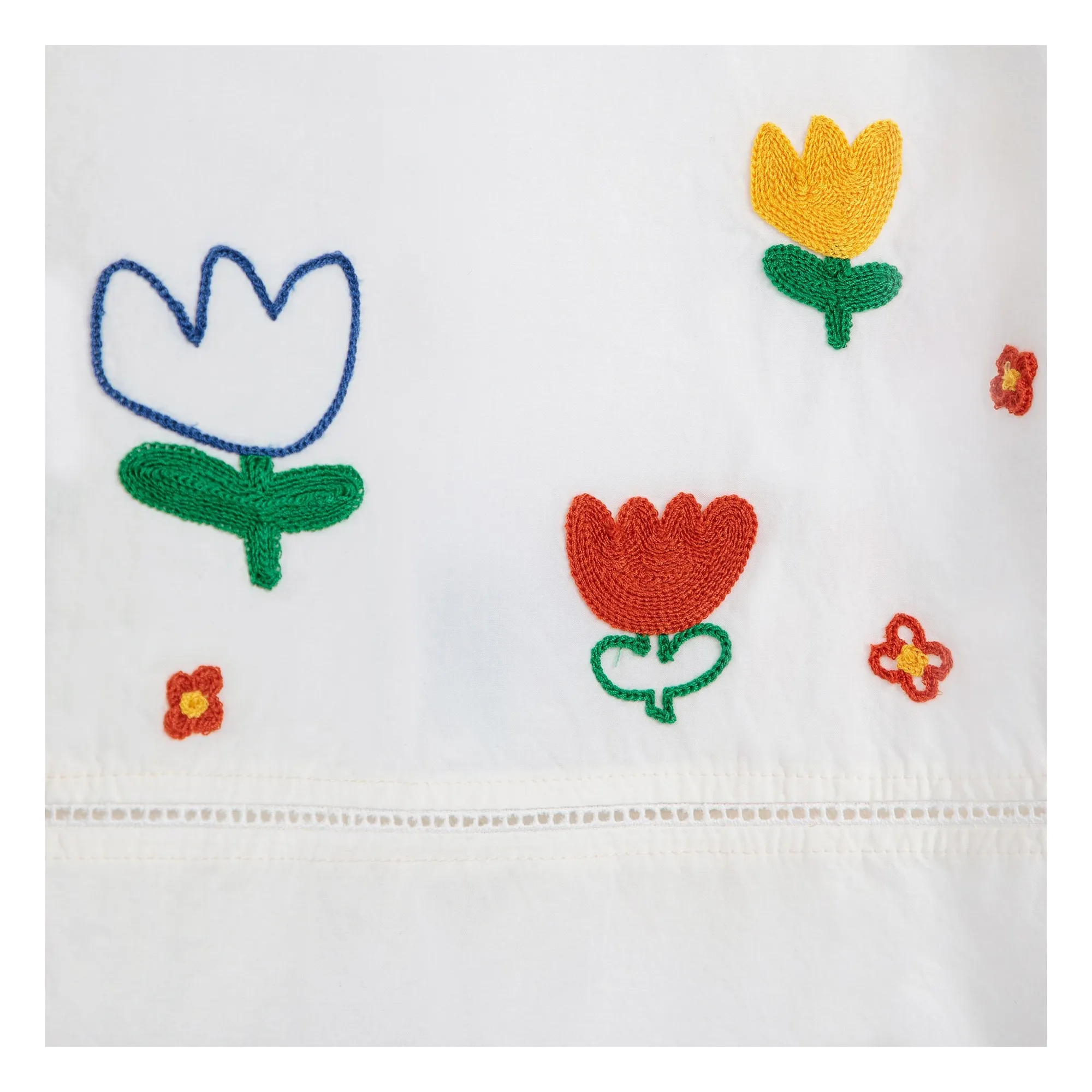 Jupe Garden Party Coton Bio - Collection Femme | Blanc- Image produit n°3
