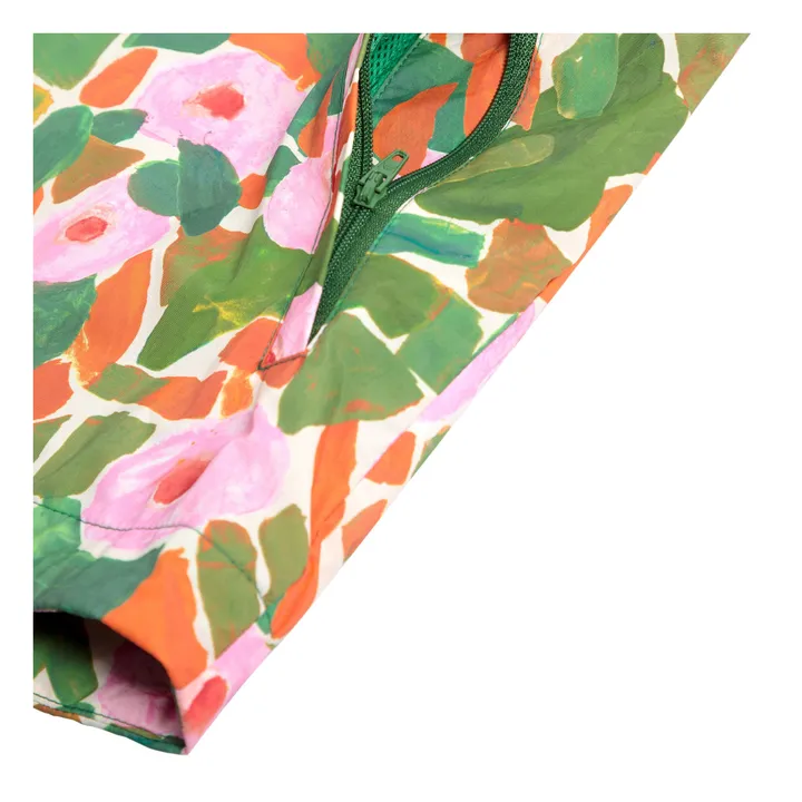 Coupe-vent Floral Fibres Recyclées - Collection Femme | Vert- Image produit n°9
