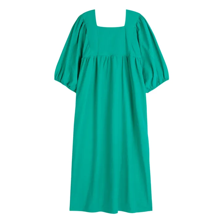 Robe Couple Fish Coton Bio et Recyclé - Collection Femme | Vert- Image produit n°3