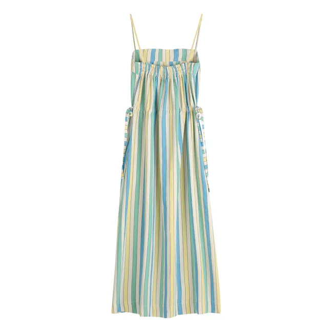 Robe Rayures Coton Bio et Recyclé - Collection Femme | Bleu