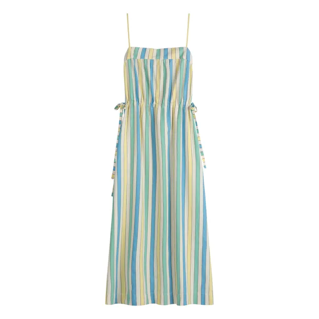 Robe Rayures Coton Bio et Recyclé - Collection Femme | Bleu
