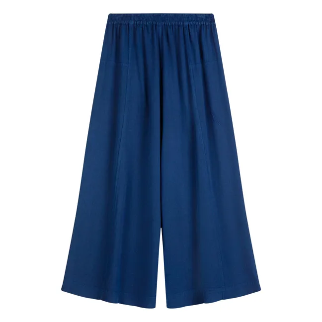 Pantalones Culotte - Colección Mujer | Azul Marino