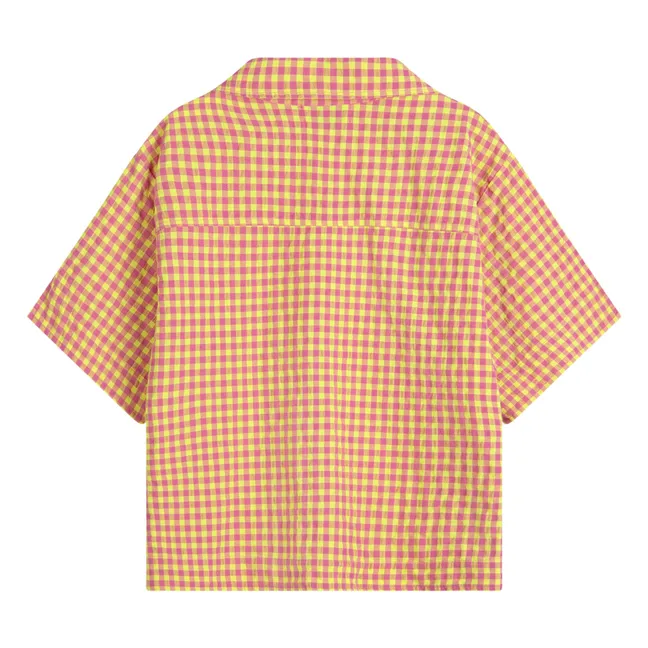 Vichy Blouse Recycled Fibers - Women's Collection | Pink