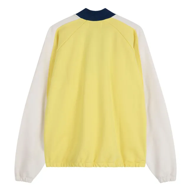 Color Block Sweatshirt aus Bio-Baumwolle - Damenkollektion | Gelb