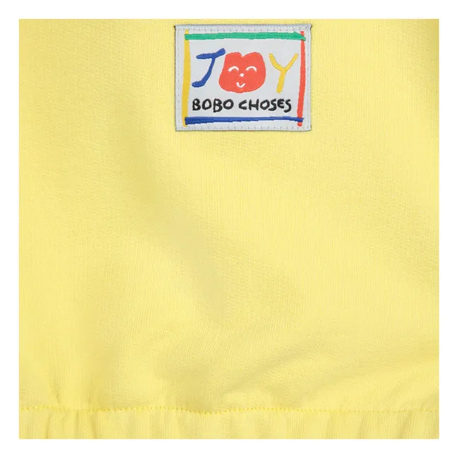 Color Block Sweatshirt aus Bio-Baumwolle - Damenkollektion | Gelb