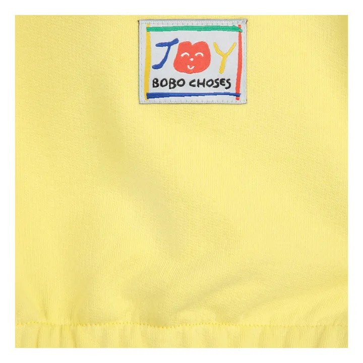 Sweat Color Block Coton Bio - Collection Femme | Jaune- Image produit n°4
