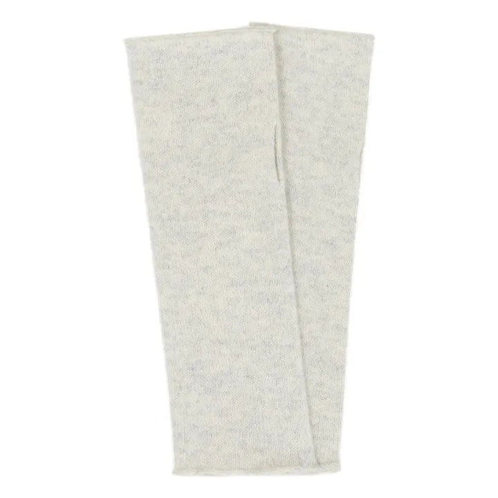 Virgin wool cuff | Heather grey- Product image n°0