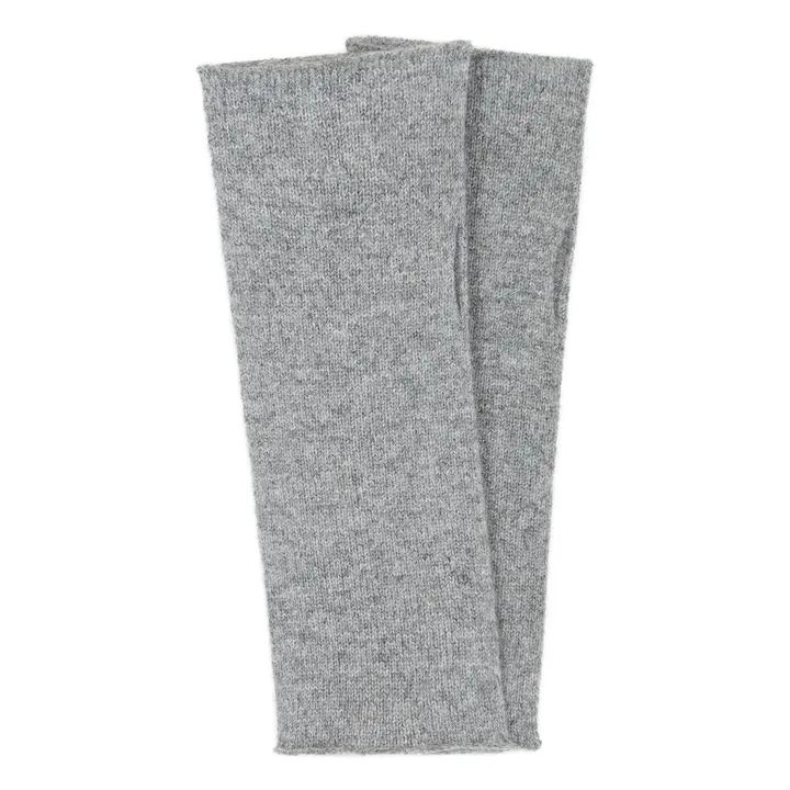 Virgin wool cuff | Dark grey- Product image n°0