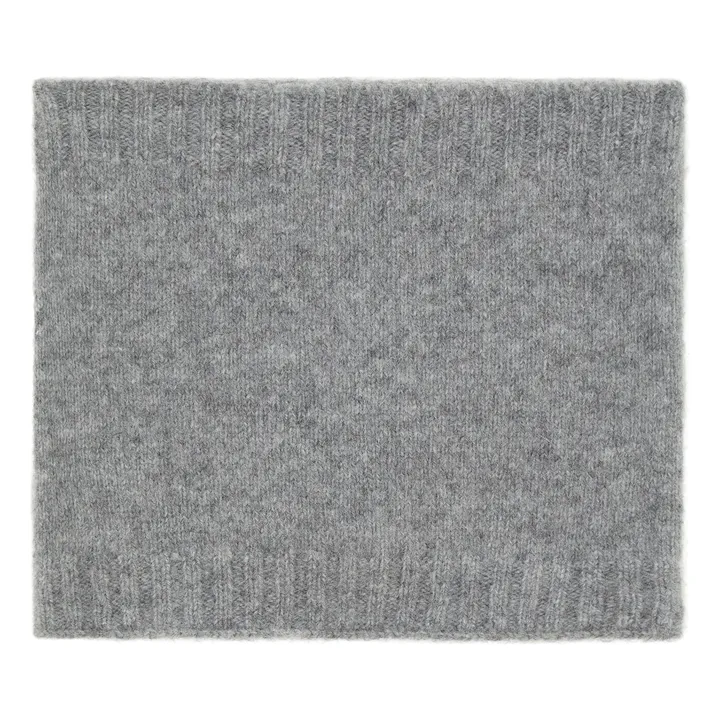 Snood en laine vierge | Gris foncé- Image produit n°0