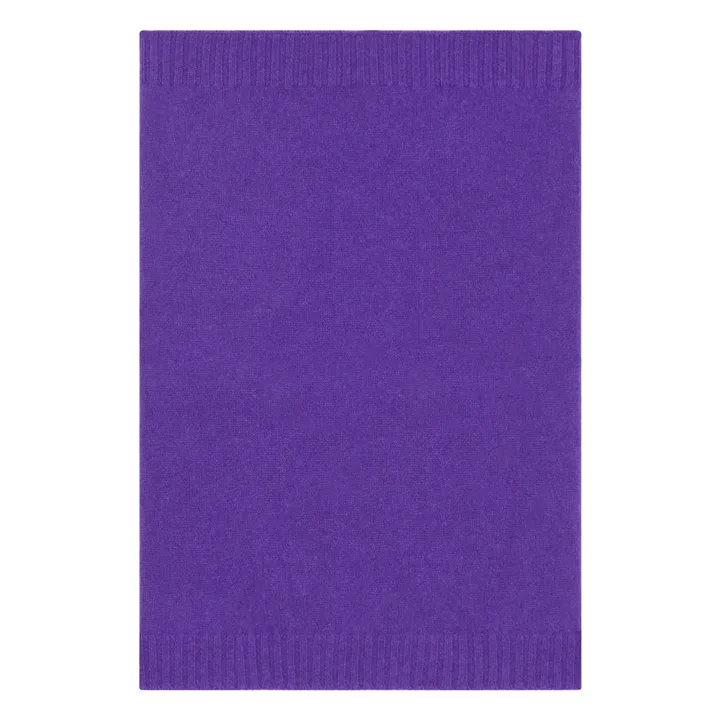 Snood cagoule en laine vierge | Prune- Image produit n°0