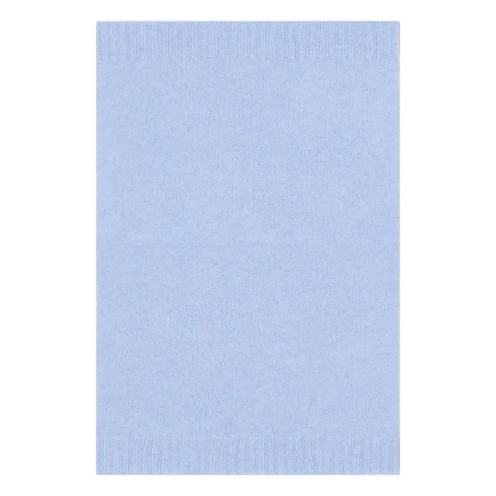 Virgin wool snood | Light blue- Product image n°0