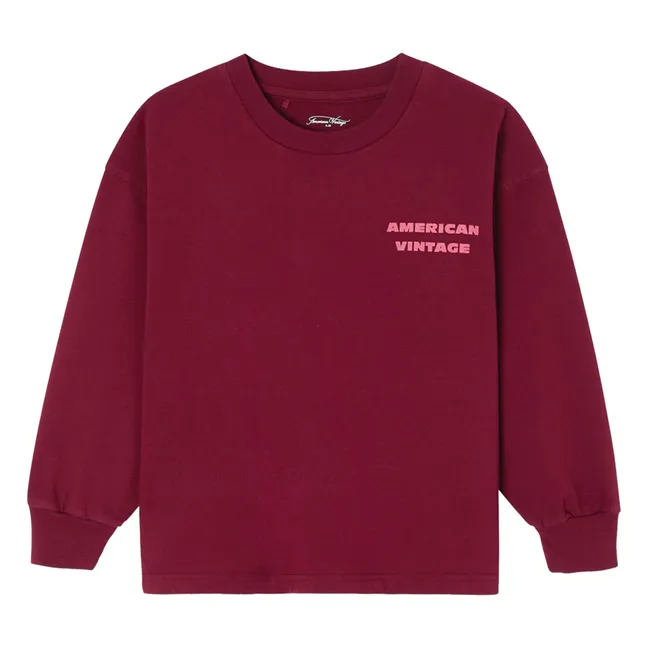 T-Shirt Fizvalley | Bordeaux